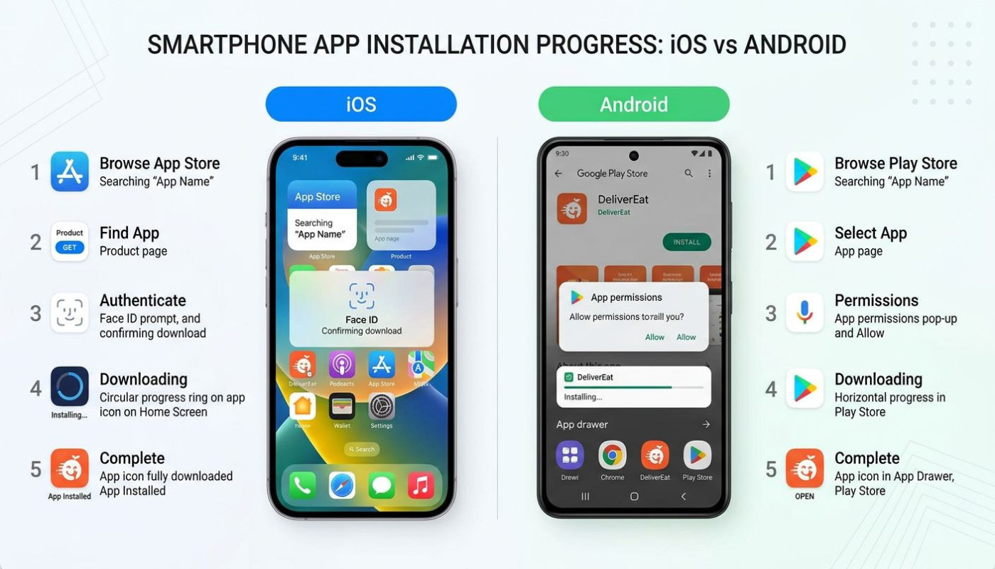 Hoe installeer je een wed-app op iOS en Android?